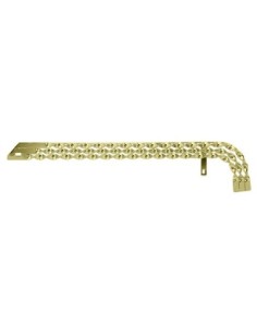 26 Lowrider Triple Flat Twisted Chain Guard Gold.